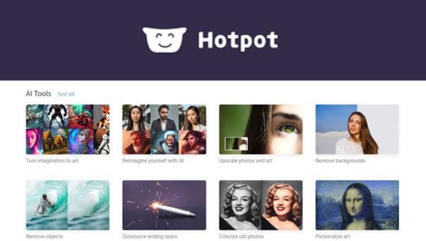 Hotpot.ai: IA para el procesamiento de imágenes